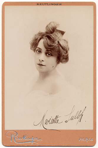 Cabinet Card by Reutlinger - Mariette Sully