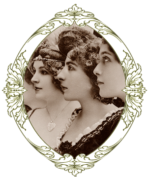 Belle Epoque Postcard Collages