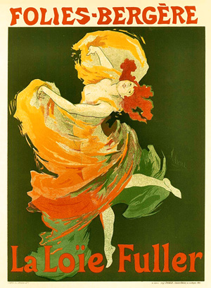 Loie Fuller by Jules Cheret