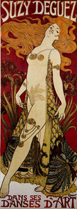 Suzy Deguez by Eugène Grasset